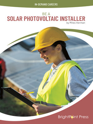 cover image of Be a Solar Photovoltaic Installer